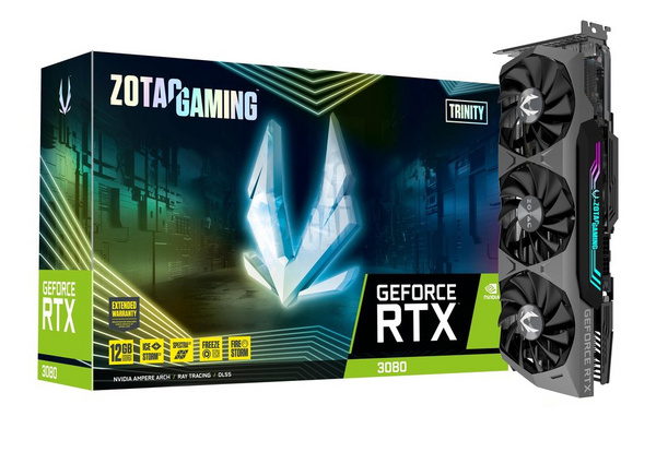 Kartelë grafike Zotac GAMING GeForce RTX 3080 Trinity LHR 12GB NVIDIA GDDR6X