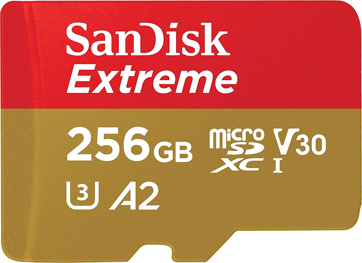 Kartë memorie SanDisk Extreme microSDXC, 256GB, Class 10 UHS I U3 A2 V30