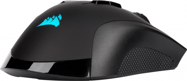Гејминг глушец Corsair IRONCLAW RGB Wireless, безжичен, црн