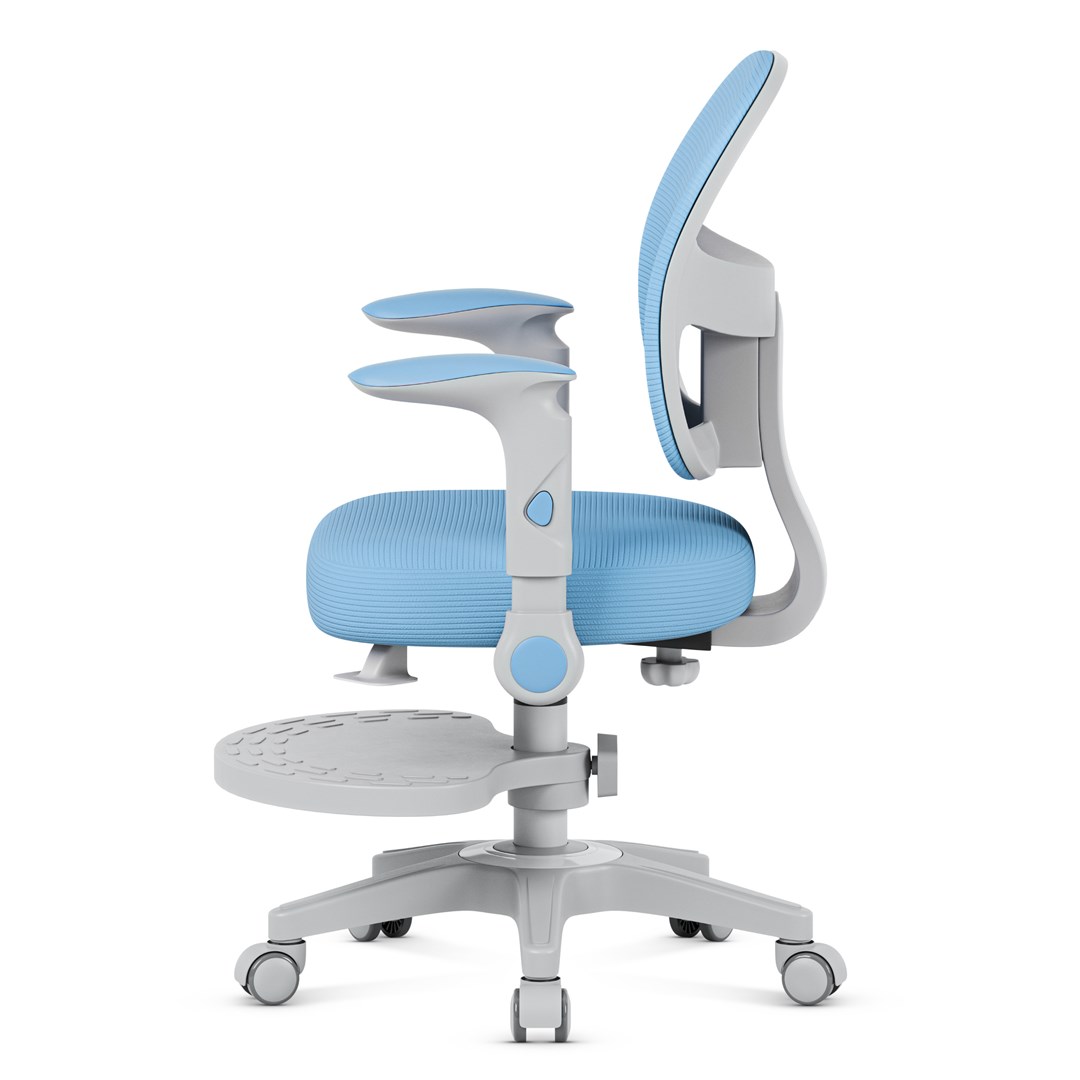 Karrige zyre MarkAdler Junior 5.0, rrotulluese, për fëmijë, blu