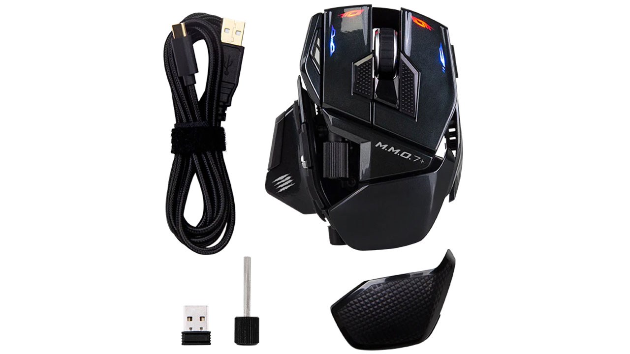 Maus gaming Mad Catz M.M.O. 7 Plus, 26000 DPI, 22 butona, i zi