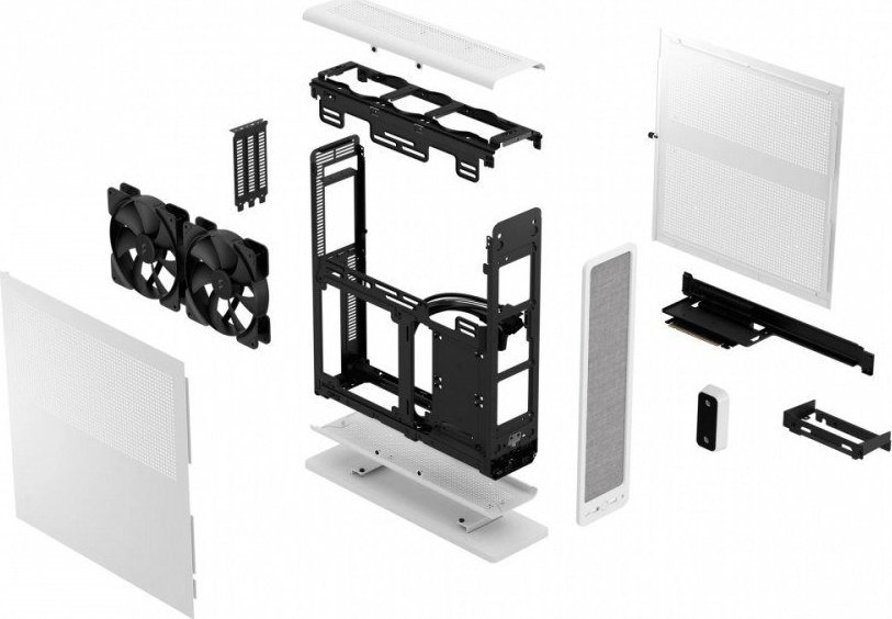 Kasë Fractal Design Ridge PCIe 4.0, Small Form Factor