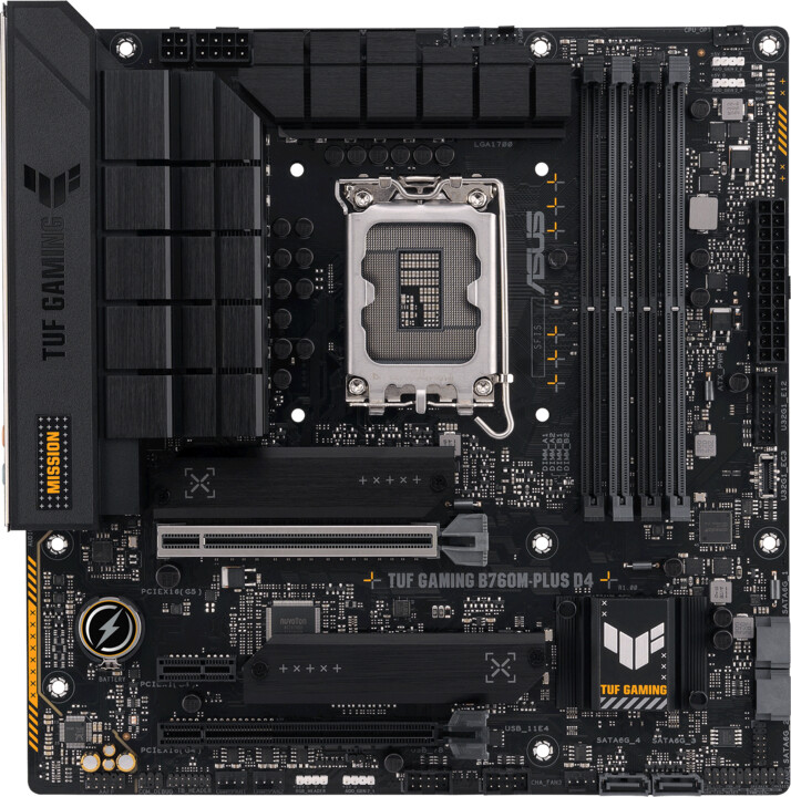 Матична плоча ASUS TUF GAMING B760M-PLUS D4 (DDR4) - Intel B760