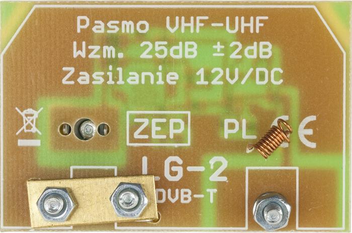 Amplifikator antene Barczak, për antena logaritmike, 25dB