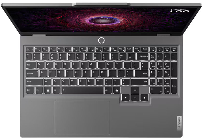 Laptop Lenovo NB LOQ 15ARP9, 15.6", AMD Ryzen 7 7435HS, 24GB RAM DDR5-4800, 512GB SSD, NVIDIA GeForce RTX 4050 6GB GDDR6, i hirtë