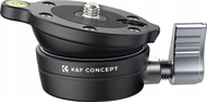 Bazë niveluese për tripod K&F Concept KF31.102, kapacitet 10 kg, metal, e zezë
