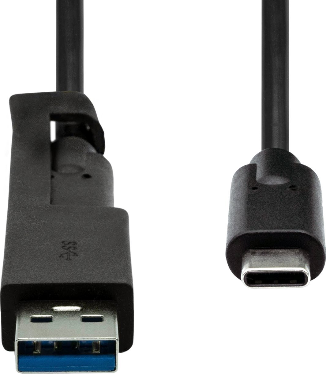 Kabllo USB ProXtend USBCWA-001, USB A dhe USB C në USB C, 1 m, e zezë