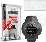 Xham mbrojtës hibrid për orë Garmin Instinct Crossover, set 2 copë, transparencë e lartë