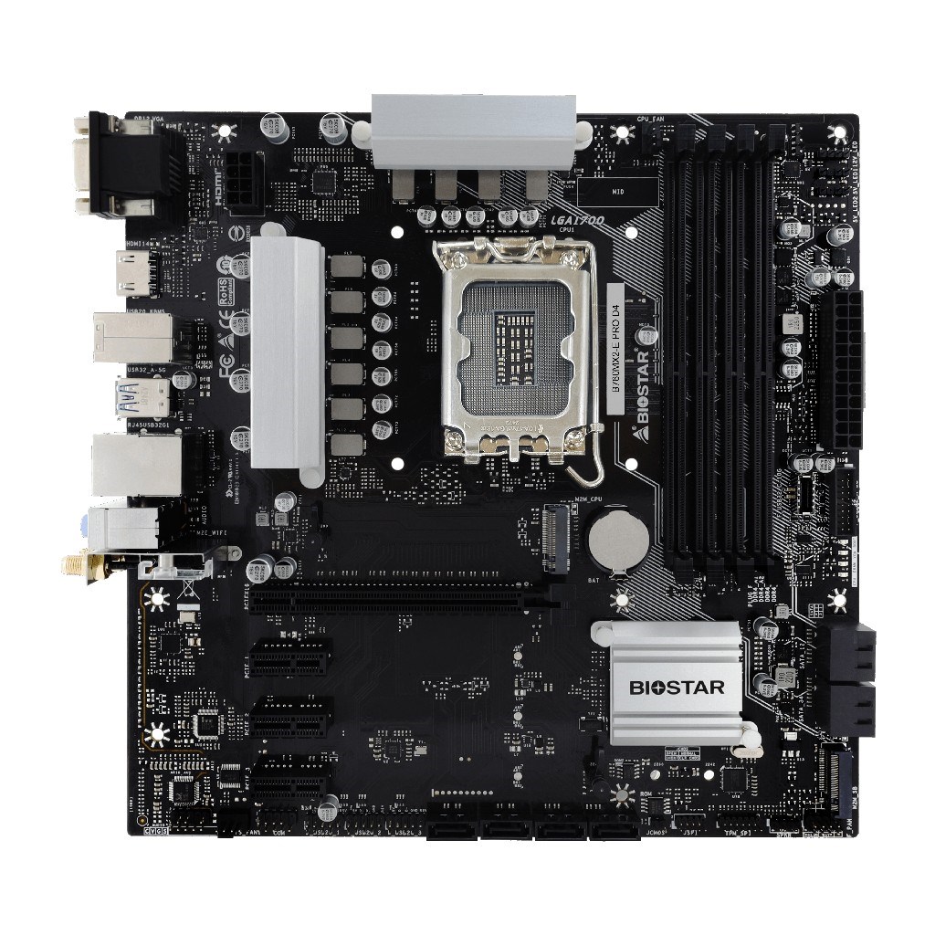 Pllakë amë BIOSTAR B760MX2-E PRO D4