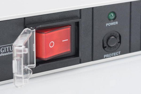 Shirit energjie rack Digitus DN-95403, 7x Schuko, 19", kabllo 2m