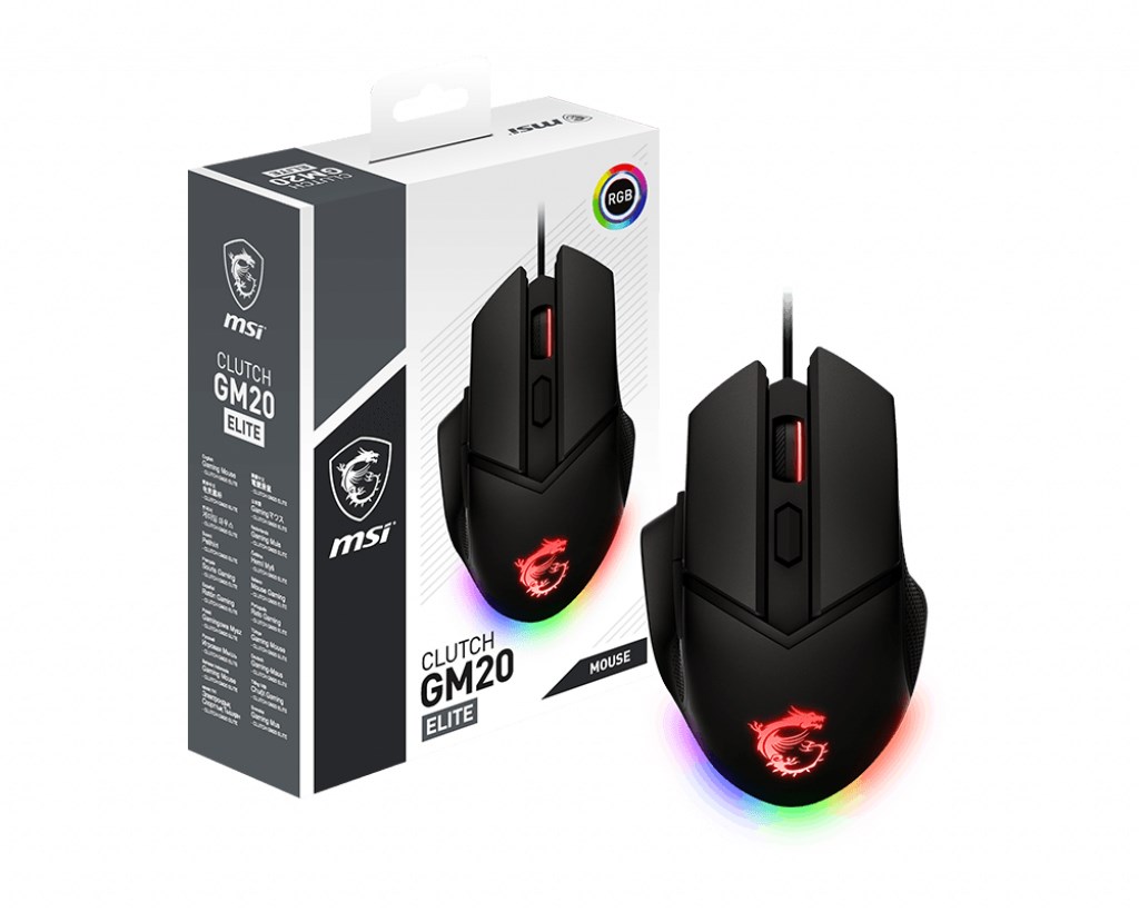 Maus MSI Clutch GM20 Elite, i zi