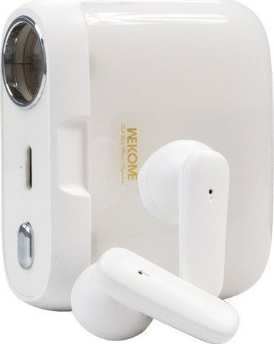 Kufje wireless Wekome S28 Pop Digital, Bluetooth 5.3, kuti karikimi 400mAh, të bardha