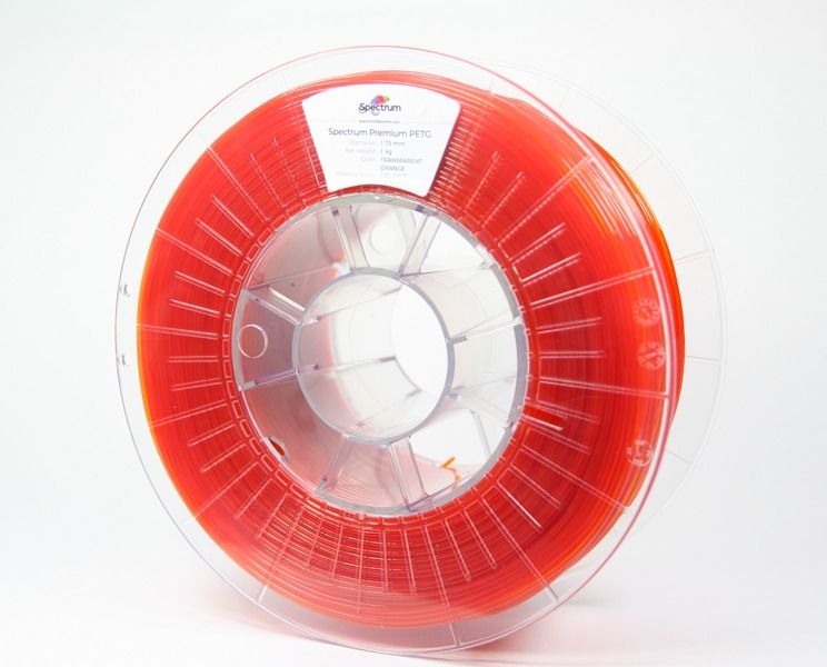 Filament 3D Spectrum PETG, 1.75mm, 1kg, portokalli e errët