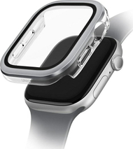 Mbrojtëse UNIQ Voute për Apple Watch Series 10 46mm, xham i fortë, argjend