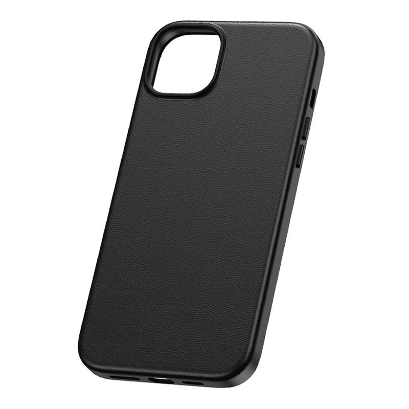 Mbulesë telefoni Baseus Fauxther, për iPhone 15 Pro Max, lëkurë PU, e zezë