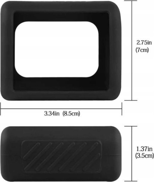 Mbulesë silikoni Xrec për JBL Go 3, mbrojtëse, e zezë