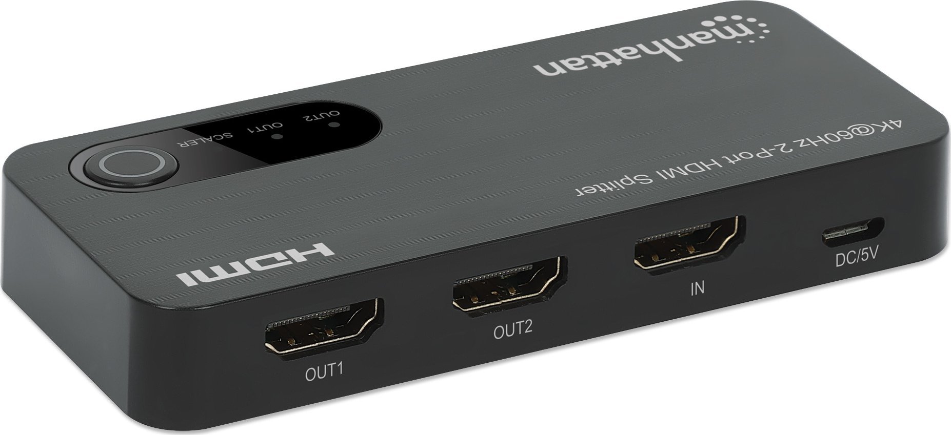 Splitter HDMI Manhattan 2 porta, 4K 60Hz, EDID, i zi