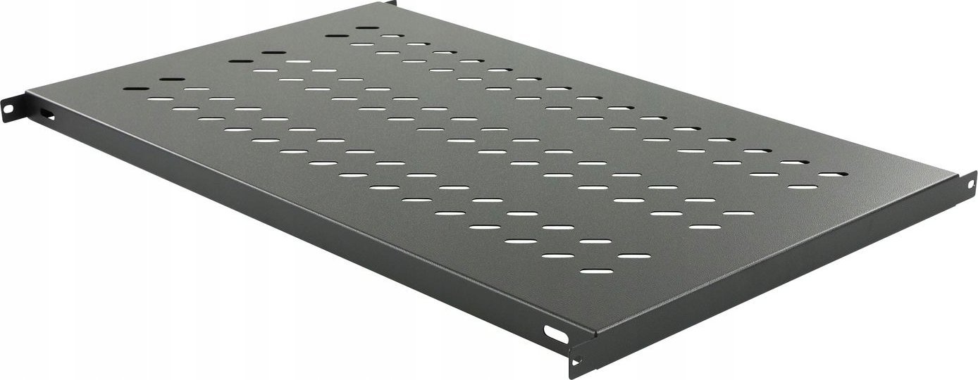 Raft fiks për kabinet rrjeti Lanview RAS110BL, 1U, 50kg, i zi