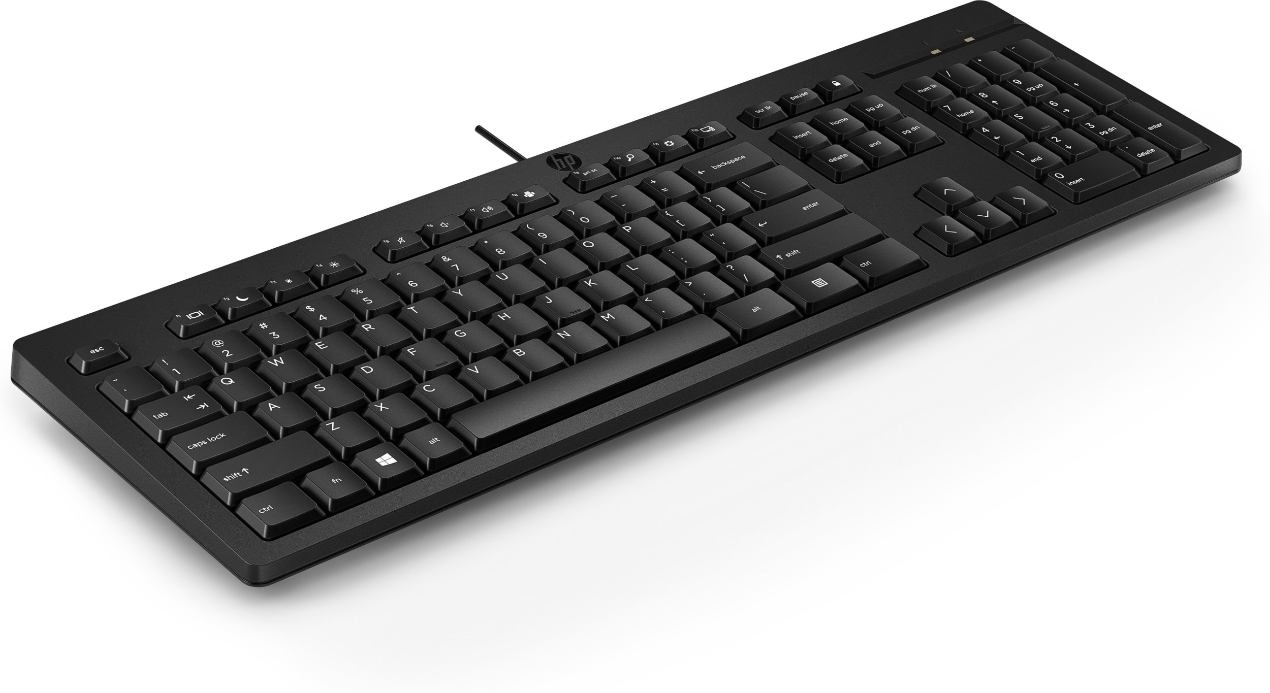Tastierë HP 125, USB, layout italian, e zezë