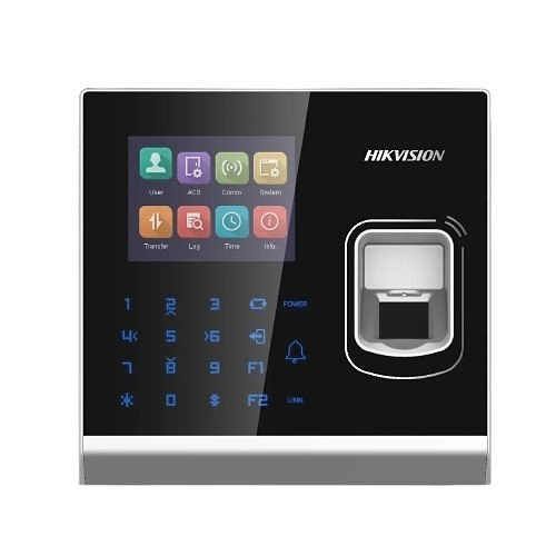 Terminal biometrik Hikvision DS-K1T201AMF, ekran 2.8", lexues kartash 13.56MHz, i zi