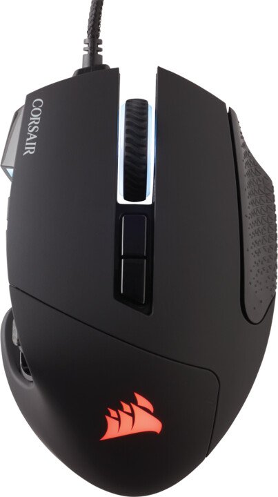 Mouse gaming Corsair Scimitar RGB Elite, 18000 DPI, 17 butona programueshëm, i zi
