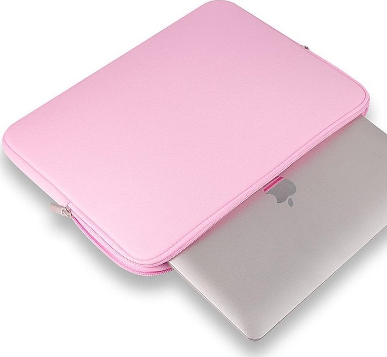Çantë mbrojtëse për laptop Hurtel Case, 15.6", neopren, rozë