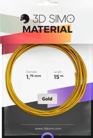 Filament për printer 3DSimo Gold (G3D3008), 1.75mm, ari