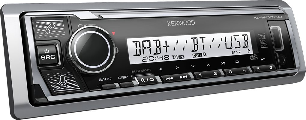 Radio makine Kenwood, Single DIN, Bluetooth USB AUX, e zezë