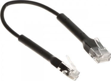 Kabllo patch Ubiquiti UC-PATCH-RJ45-BK, UTP Cat.6, 0.1 m, e zezë
