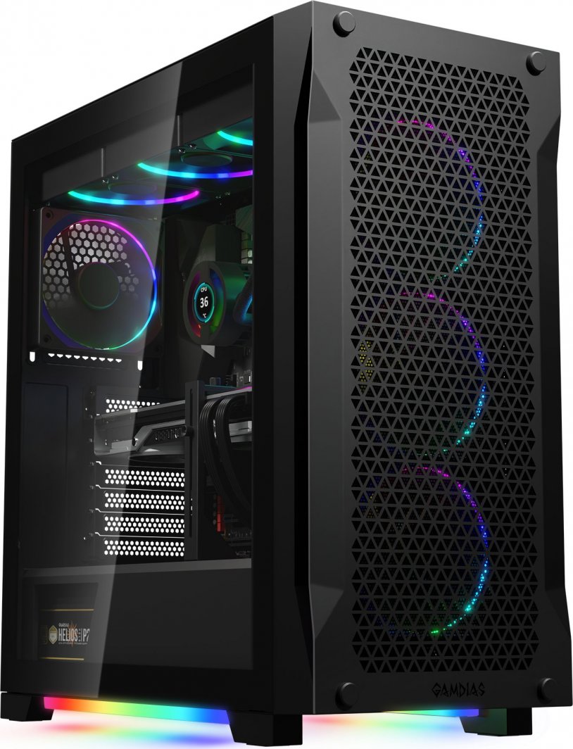 Kasë Gamdias Athena P1 ARGB, Midi Tower