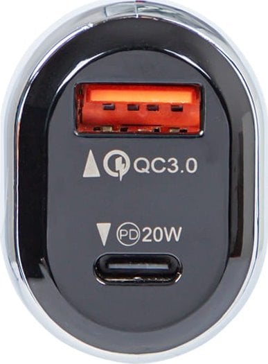 Karikues veture 75-777 G38a, USB dhe USB-C, 38W, i zi