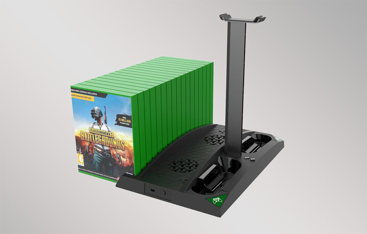 Mbajtëse universale me karikues iPega për XBOX ONE, XBOX ONE X, XBOX ONE S PG - XB007, e zezë