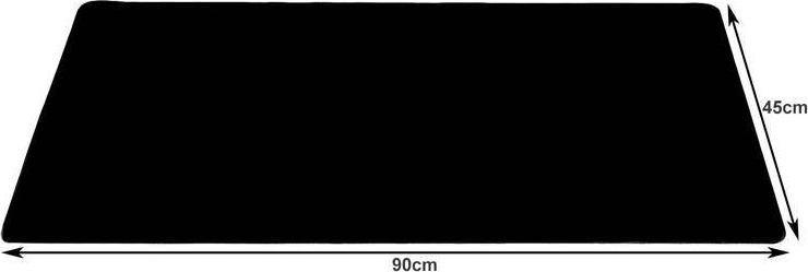 Podlogë maus dhe tastierë P18625, madhësi XXL, kundër rrëshqitjes, e zezë