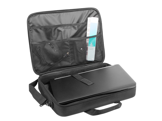 Çantë dore për laptop Natec DOBERMAN, 15.6", e zezë