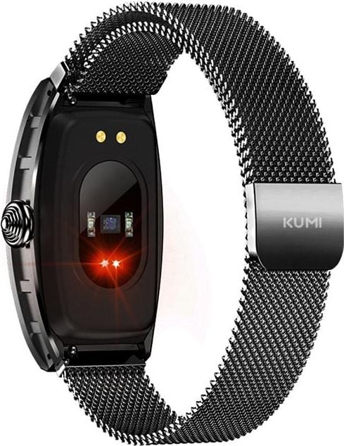 Orë inteligjente Kumi K18, sportive, për gra, e zezë