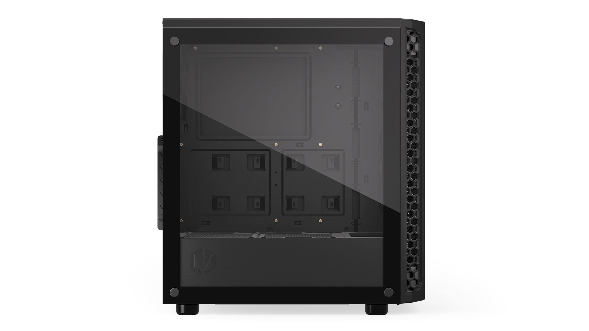 Kuti kompjuteri Endorfy Signum 300 Core EY2A004, ATX, me xham të temperuar, e zezë