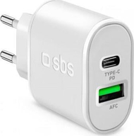 Karikues muri 20W, USB C PD, USB A, i bardhë