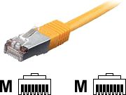 Kabllo rrjeti Equip Patchcord 605560, Cat6 S/FTP, 1m, e verdhë