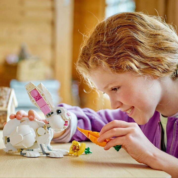 Set LEGO® Creator 31133 White Rabbit, 258 pjesë