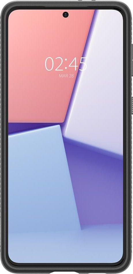 Mbrojtëse telefoni Spigen Case Liquid Air, Galaxy S21+,e zezë (8809756642340-ACS02386)