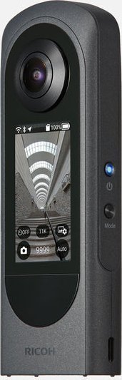 Kamerë 360 Ricoh Theta X, 60MP, 4K Ultra HD, e zezë