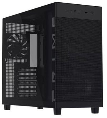 Kuti kompjuteri ASUS Prime AP303 TG, miditower, xham i temperuar, e zezë