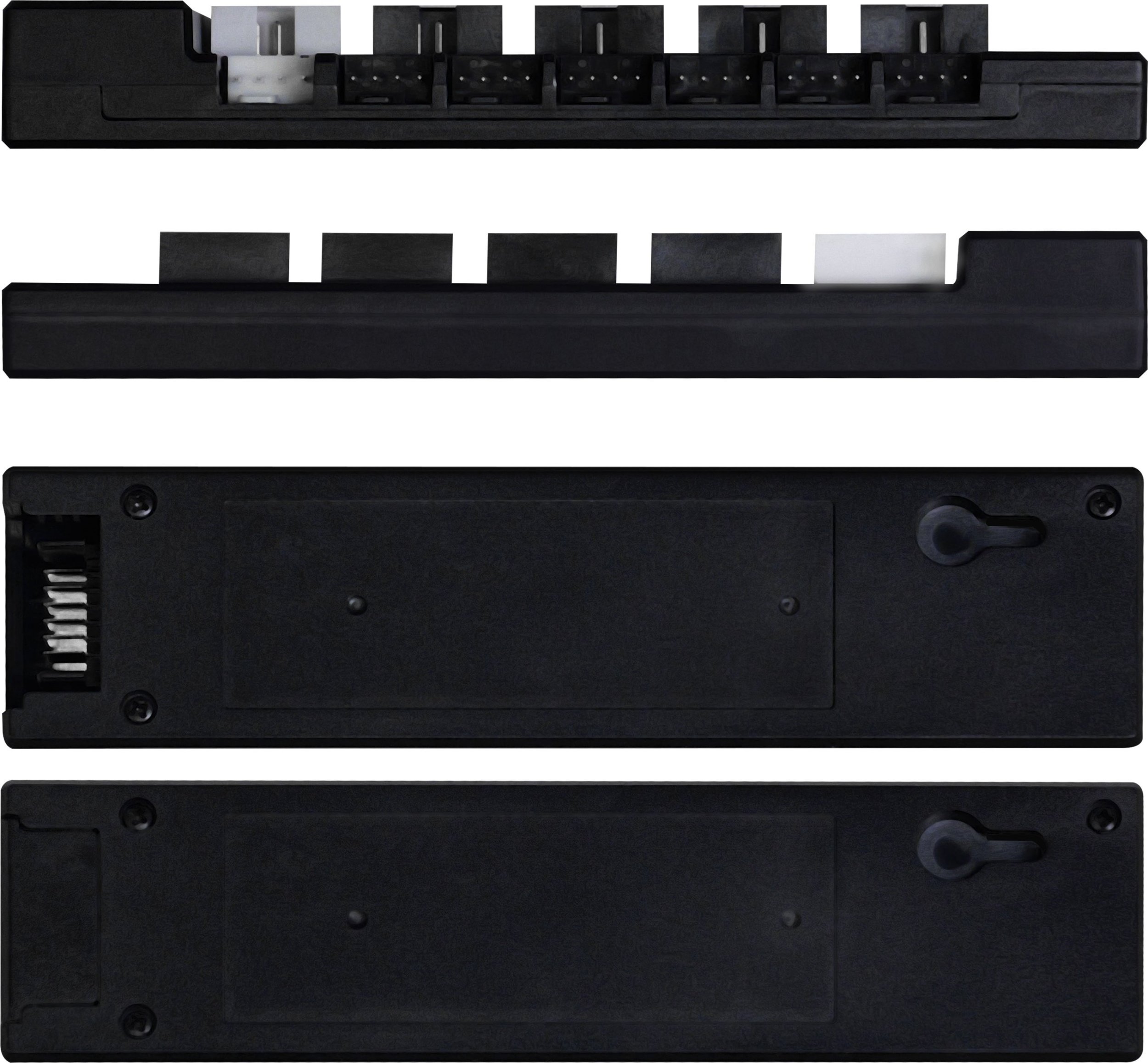 Hub USB dhe ventilatorësh Lian Li EDGE GOLD, PWM 4 pin, PCIe, i zi
