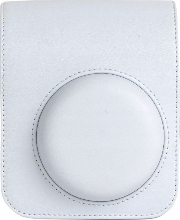 Këllëf LoveInstant për Fujifilm Instax Mini 12, eko lëkurë, me rrip, i bardhë