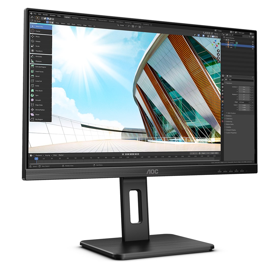 Monitor AOC Q24P2Q, 23.8", QHD, i zi