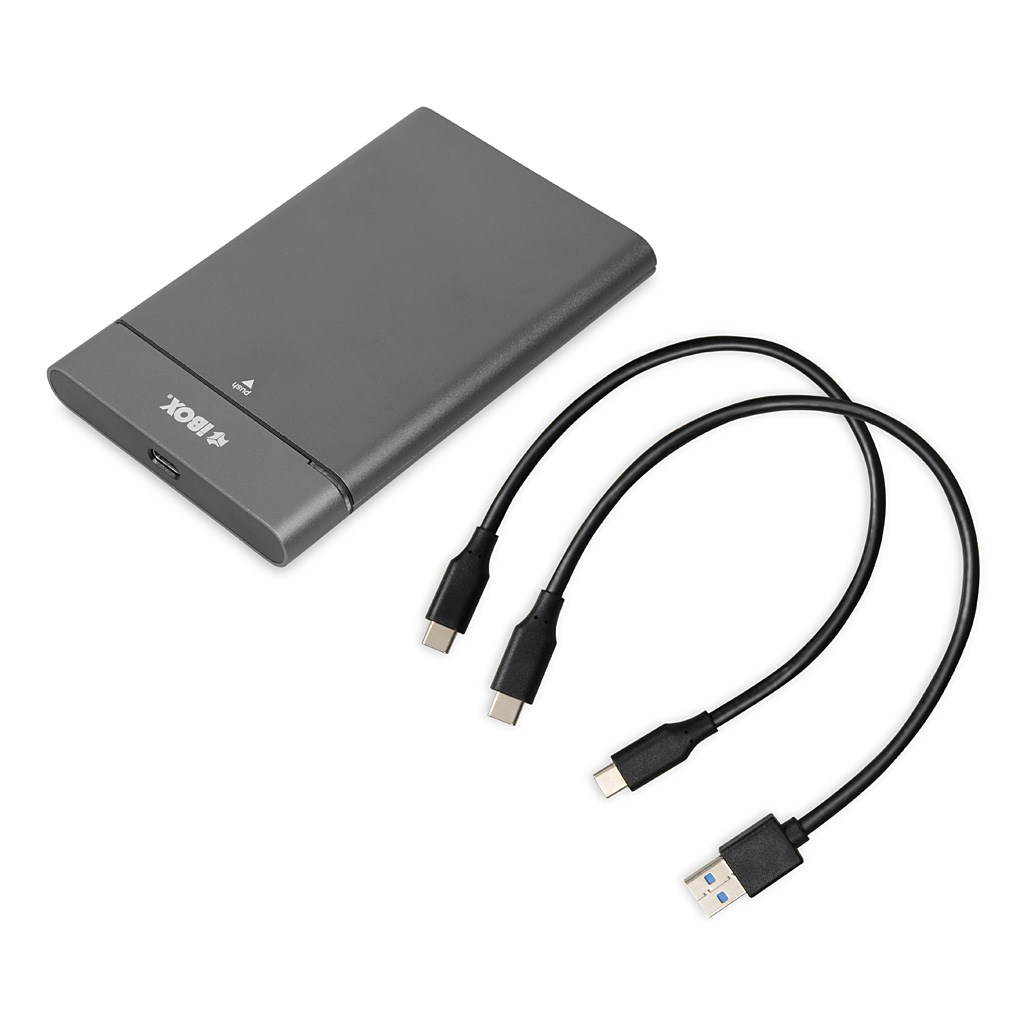Kuti eksternale SSD iBOX HD-06, 2.5", USB 3.2 Gen 2, gri