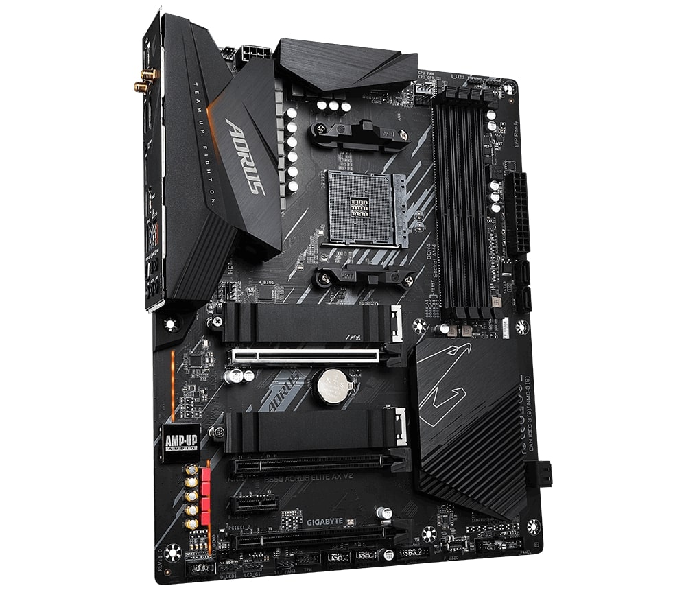 Pllakë amë Gigabyte B550 AORUS ELITE AX V2, AM4, DDR4, e zezë