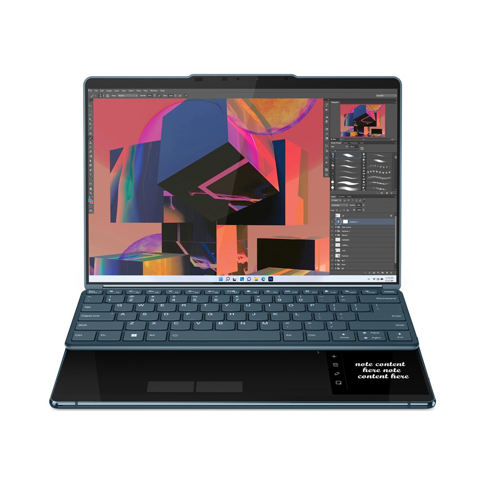 Laptop Lenovo Yoga 9 i7-1355U, 13.3" Touchscreen, Intel Core i7, 16 GB RAM, 1 TB SSD, i kaltër
