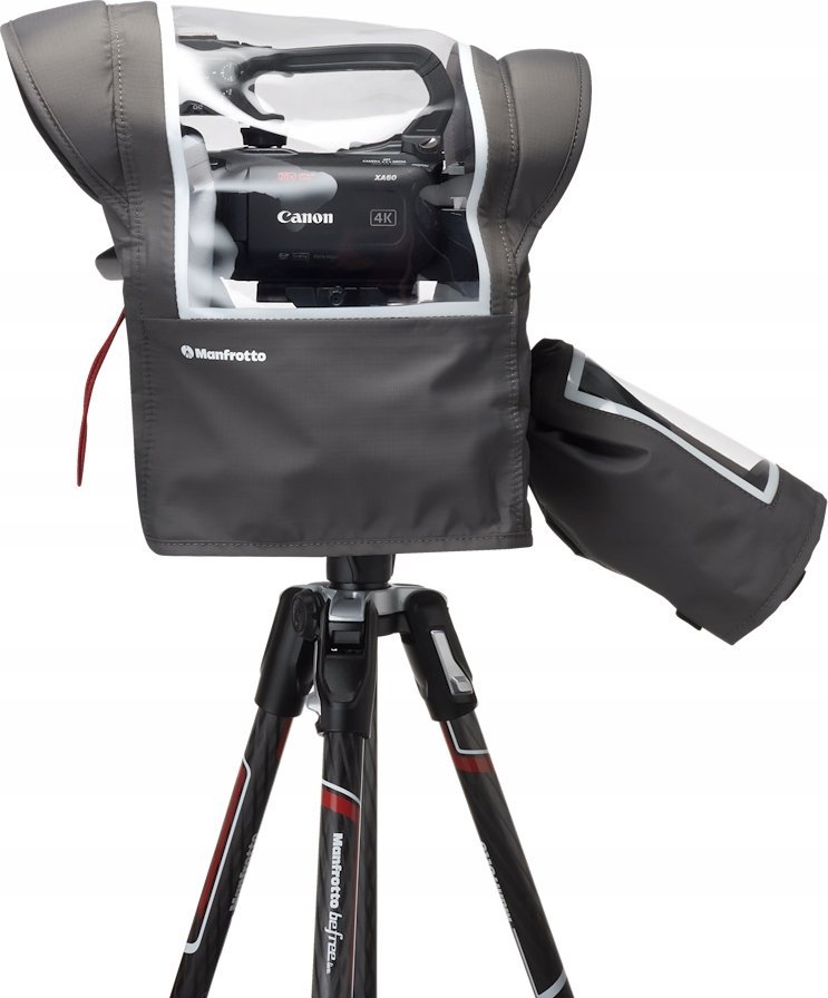 Mbulesë shiu për kamerë Manfrotto Pro Light Cineshield S/M, tri shtresa, transparente