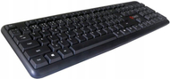 Tastierë C-TECH KB-102 USB Slim, me kabllo, layout CZ/SK, e zezë